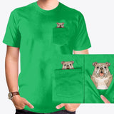 Funny Dog Pocket T-Shirt