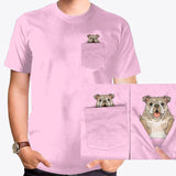 Funny Dog Pocket T-Shirt